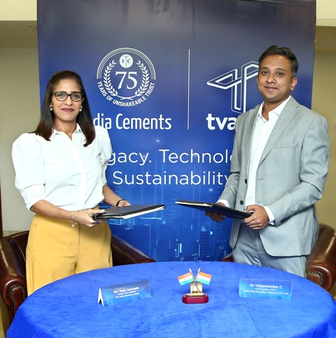 India Cements forges Strategic Collaboration with Deep Tech Startup Tvasta 